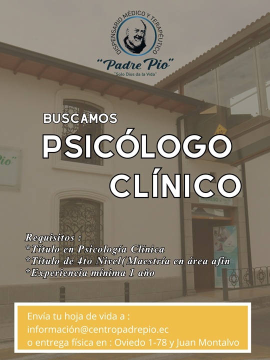 Noticias Dispensario Padre Pio